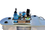 Docktail Boat Table Caddy and Storage Accessory - Choose Your Mount, Color & Custom Name - Docktail Bar