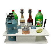 Docktail Boat Table Caddy and Storage Accessory - Choose Your Mount, Color & Custom Name - Docktail Bar