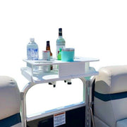 Docktail Boat Table Caddy and Storage Accessory - Choose Your Mount, Color & Custom Name - Docktail Bar
