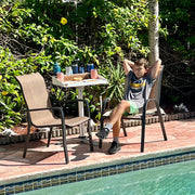 Docktail Boondocking Table - For Camping, RV's, Tailgating, Poolside, and Grill Prep - Docktail Bar