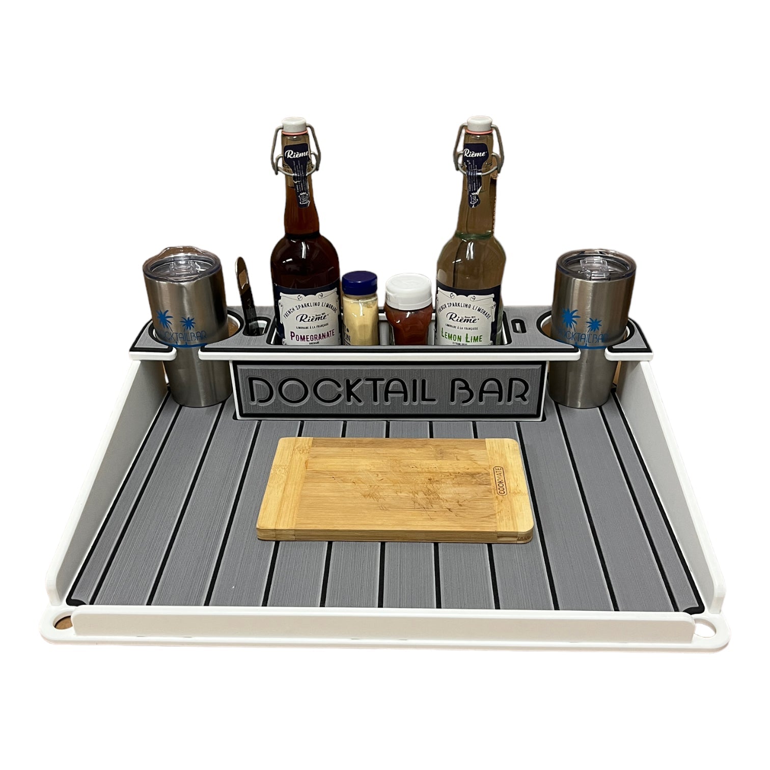 Docktail Boondocking Table - For Camping, RV's, Tailgating, Poolside, and Grill Prep - Docktail Bar