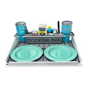 Docktail Boondocking Table - For Camping, RV's, Tailgating, Poolside, and Grill Prep - Docktail Bar