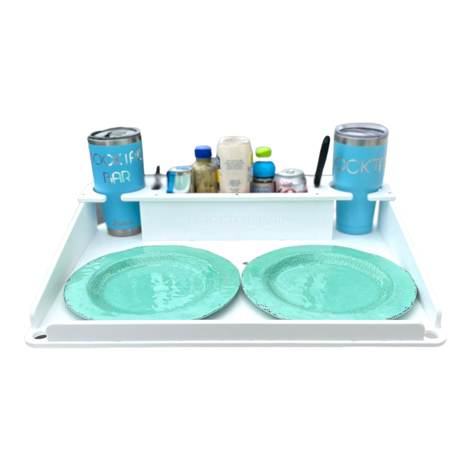 Docktail Boondocking Table - For Camping, RV's, Tailgating, Poolside, and Grill Prep - Docktail Bar