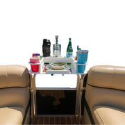 Docktail Butler Boat Table and Storage Accessory - Choose Your Mount, Color & Custom Name - Docktail Bar