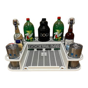 Docktail Butler Boat Table with Pedestal Table Attachment Options - Docktail Bar