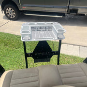 Docktail Butler Golf Cart Cup Holder & Table Accessory for Square or Rectangular Rails - Docktail Bar