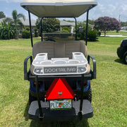 Docktail Butler Golf Cart Cup Holder & Table Accessory for Square or Rectangular Rails - Docktail Bar