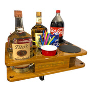 Docktail Elite Series Custom Teak Tables for Rocket Launchers, Leaning Posts and Rod Holders - Docktail Bar
