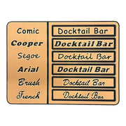 Docktail Utility Boat Table Accessory with Adjustable Rod Holder Mount - Docktail Bar