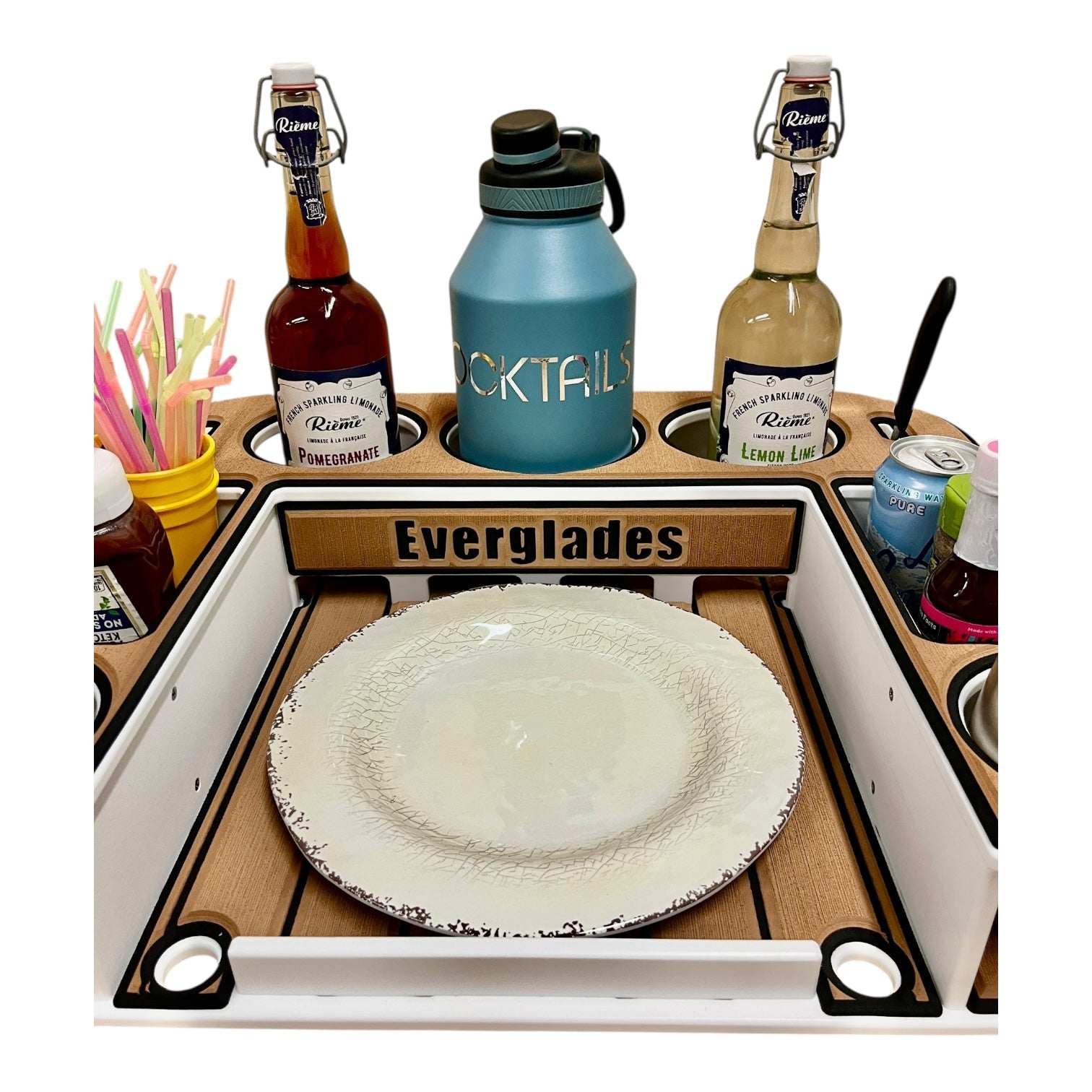Everglades Logo - Docktail Bar Boat Tables - Choose Your Table, Mount & Color - Docktail Bar