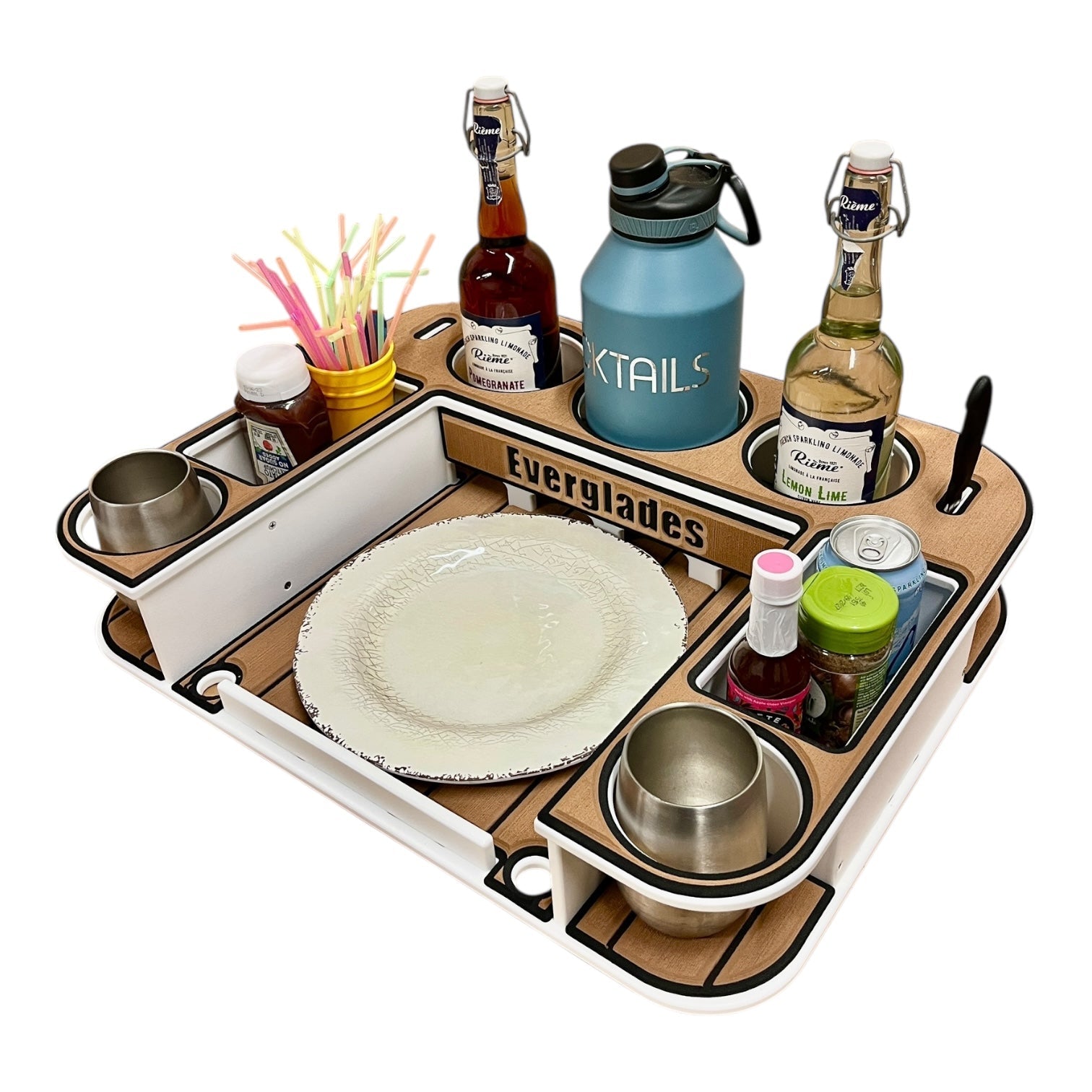 Everglades Logo - Docktail Bar Boat Tables - Choose Your Table, Mount & Color - Docktail Bar