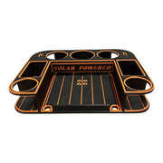 Midnight Series - Docktail Butler Boat Table with Adjustable Rod Holder Mount - Docktail Bar