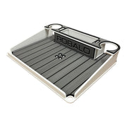 Robalo Logo - Docktail Boat Tables with Adjustable Rod Holder Mount - Choose Your Table Model - Then Color - Docktail Bar