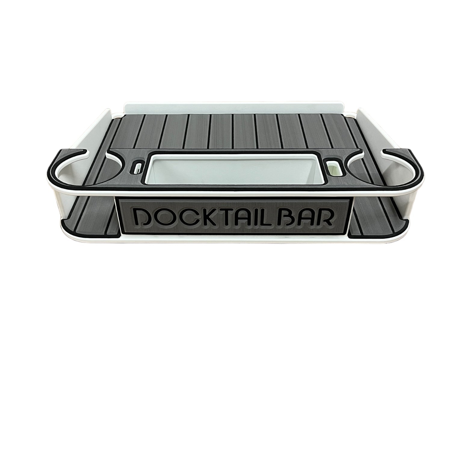Robalo Logo - Docktail Boat Tables with Adjustable Rod Holder Mount - Choose Your Table Model - Then Color - Docktail Bar