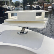 Docktail Bait Cutting Board and Serving Table with Magma Adjustable Rod Holder Mount - Docktail Bar