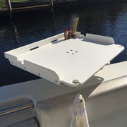 Docktail Bait Cutting Board and Serving Table with Magma Adjustable Rod Holder Mount - Docktail Bar