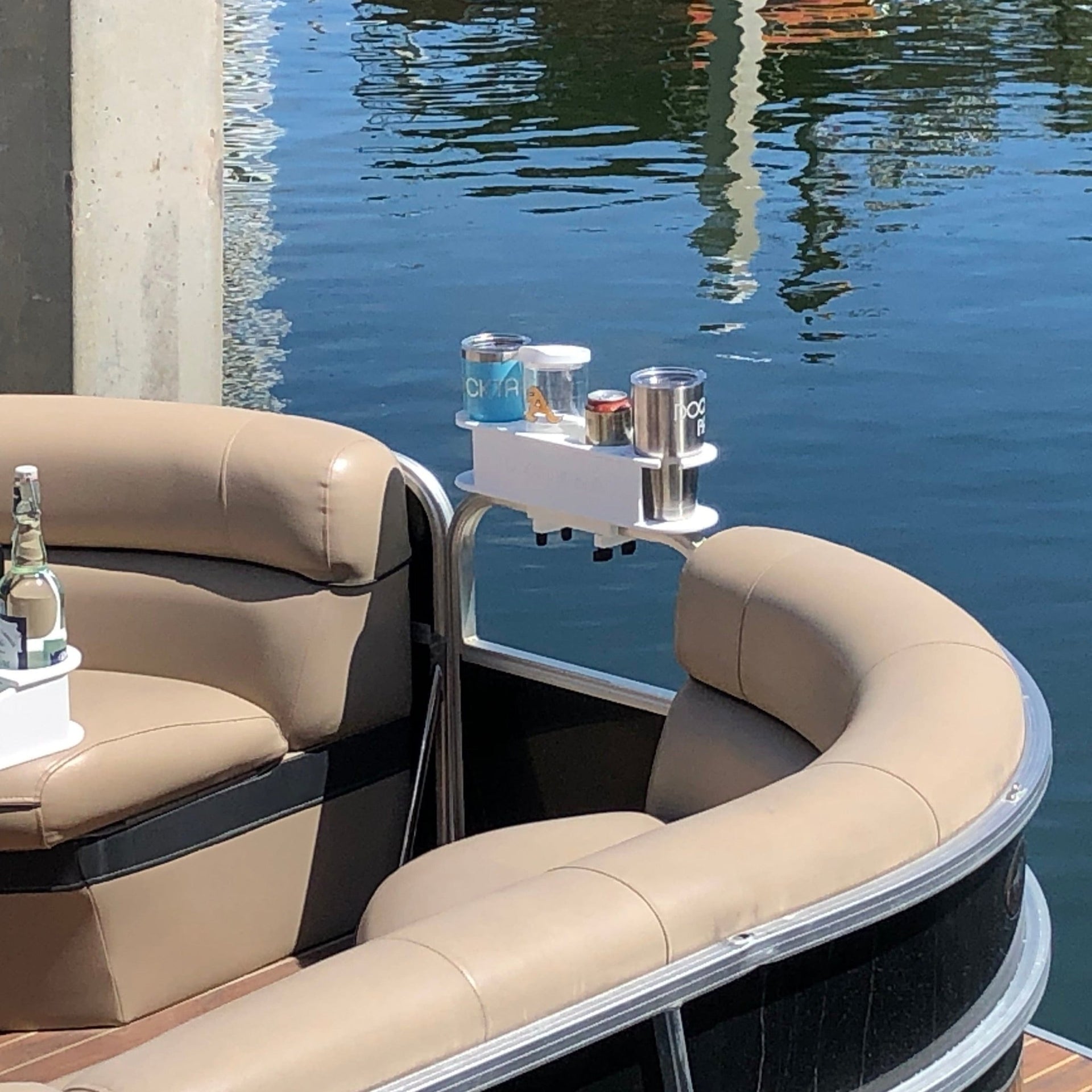 Docktail Bar Pontoon Boat Cup Holder Caddy - Multiple Colors Available - Docktail Bar