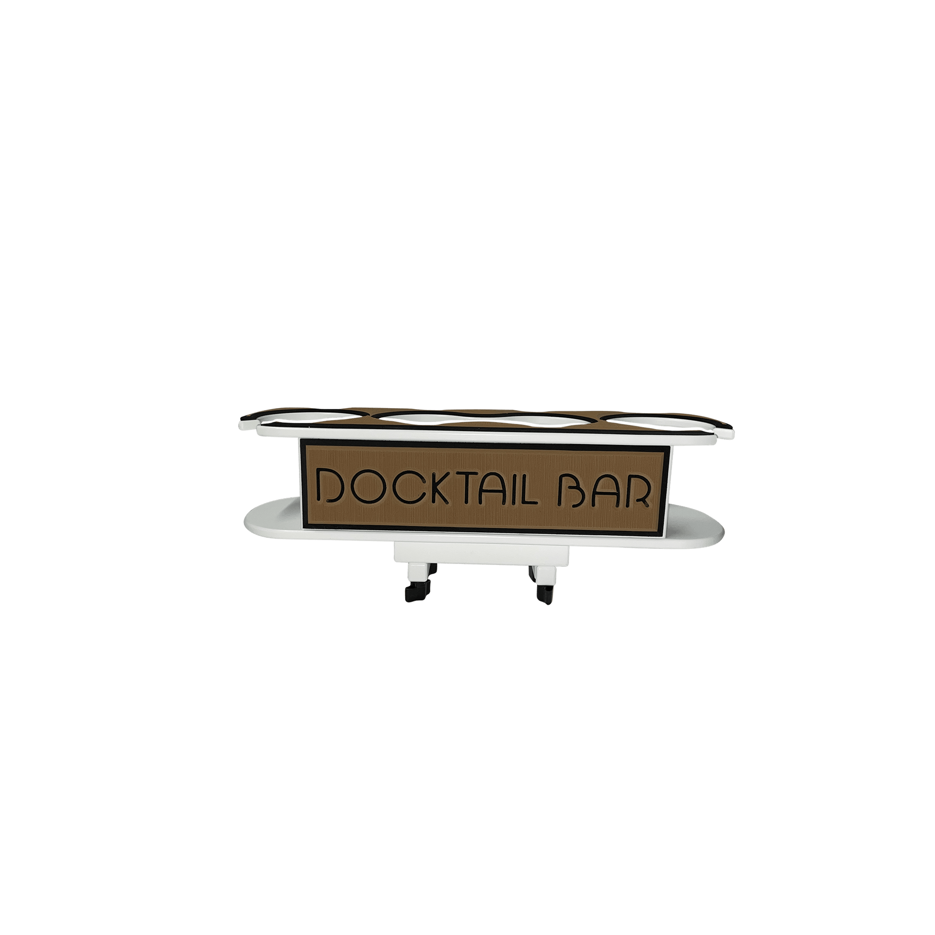 Docktail Bar Pontoon Boat Cup Holder Caddy - Multiple Colors Available - Docktail Bar