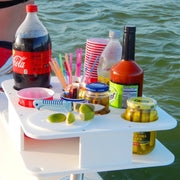 Docktail Boat Table Caddy with Adjustable Rod Holder Mount - Docktail Bar