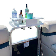 Docktail Boat Table Caddy with Pontoon Boat Rail Mount - Docktail Bar