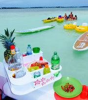 Docktail Butler Boat Table and Storage Accessory - Choose Your Mount, Color & Custom Name - Docktail Bar