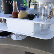 Docktail Butler Boat Table with 2 SeaSucker Vacuum Mounts - Perfect for Smooth Flat Surface Locations - Docktail Bar
