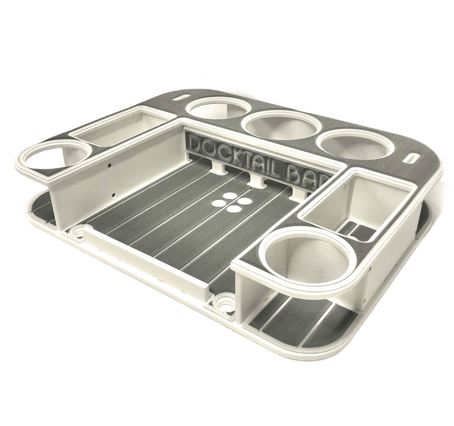 Docktail Butler Boat Table with 2 SeaSucker Vacuum Mounts - Perfect for Smooth Flat Surface Locations - Docktail Bar