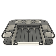 Docktail Butler Boat Table with 2 SeaSucker Vacuum Mounts - Perfect for Smooth Flat Surface Locations - Docktail Bar