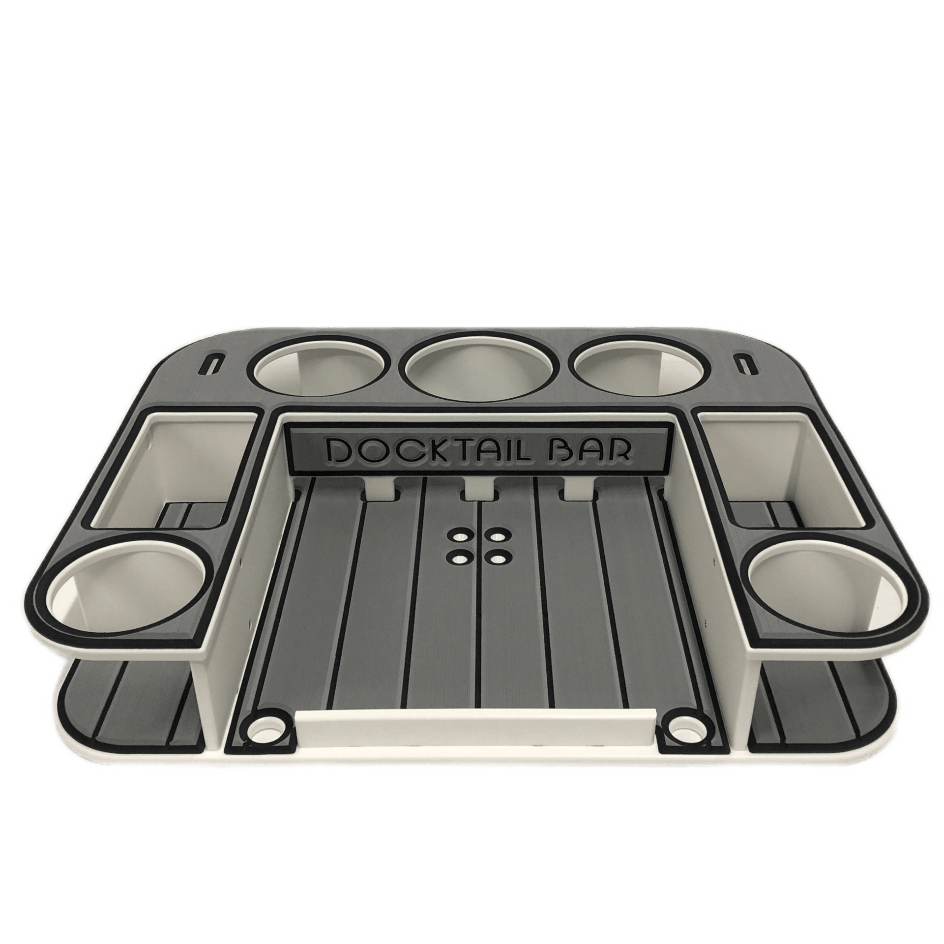 Docktail Butler Boat Table with 2 SeaSucker Vacuum Mounts - Perfect for Smooth Flat Surface Locations - Docktail Bar