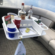 Docktail Butler Boat Table with Pedestal Table Attachment Options - Docktail Bar