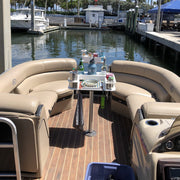 Docktail Butler Boat Table with Pedestal Table Attachment Options - Docktail Bar