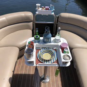 Docktail Butler Boat Table with Pedestal Table Attachment Options - Docktail Bar
