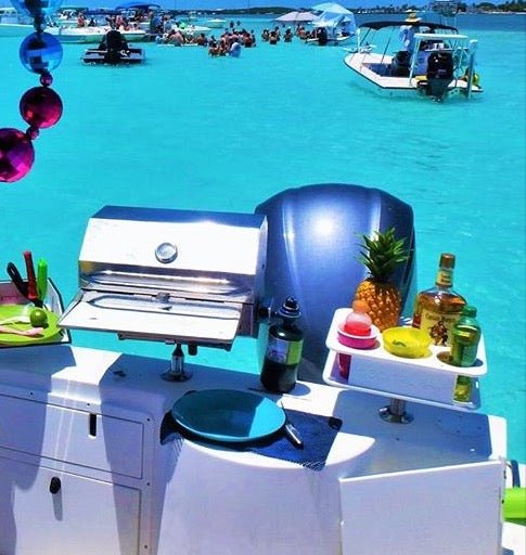 Docktail Jr Boat Cup Holder Caddy - Choose Your Mount Option - Then Color - Docktail Bar