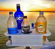 Docktail Jr Boat Cup Holder Caddy - Choose Your Mount Option - Then Color - Docktail Bar