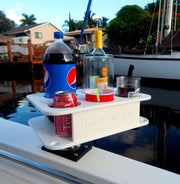 Docktail Jr Boat Cup Holder Caddy - Choose Your Mount Option - Then Color - Docktail Bar