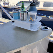 Docktail Jr Boat Cup Holder Caddy with 2 SeaSucker Vacuum Mounts - Choose Your Color - Docktail Bar