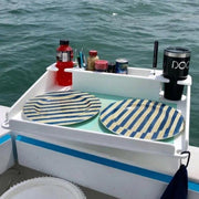 Docktail Utility Boat Table Accessory with Adjustable Rod Holder Mount - Docktail Bar