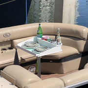Docktail Utility Boat Table with Pedestal Table Attachment Options - Docktail Bar