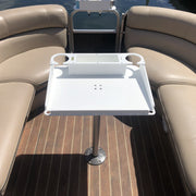 Docktail Utility Boat Table with Pedestal Table Attachment Options - Docktail Bar