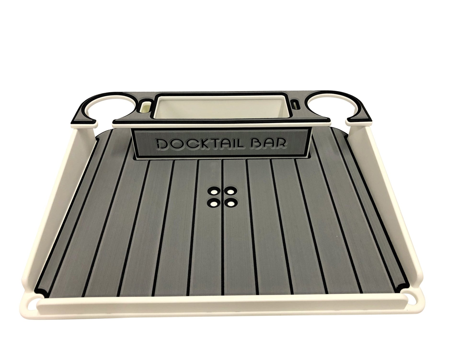 Docktail Utility Boat Table with Pedestal Table Attachment Options - Docktail Bar