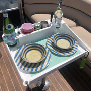 Docktail Utility Boat Table with Pedestal Table Attachment Options - Docktail Bar