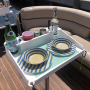 Docktail Utility Boat Table with Pedestal Table Attachment Options - Docktail Bar