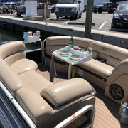 Docktail Utility Boat Table with Pedestal Table Attachment Options - Docktail Bar