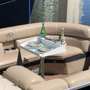 Docktail Utility Boat Table with Pedestal Table Attachment Options - Docktail Bar
