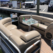 Docktail Utility Boat Table with Pedestal Table Attachment Options - Docktail Bar