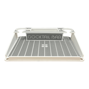 Docktail Utility Boat Table with Pontoon Boat Rail Mount - Docktail Bar