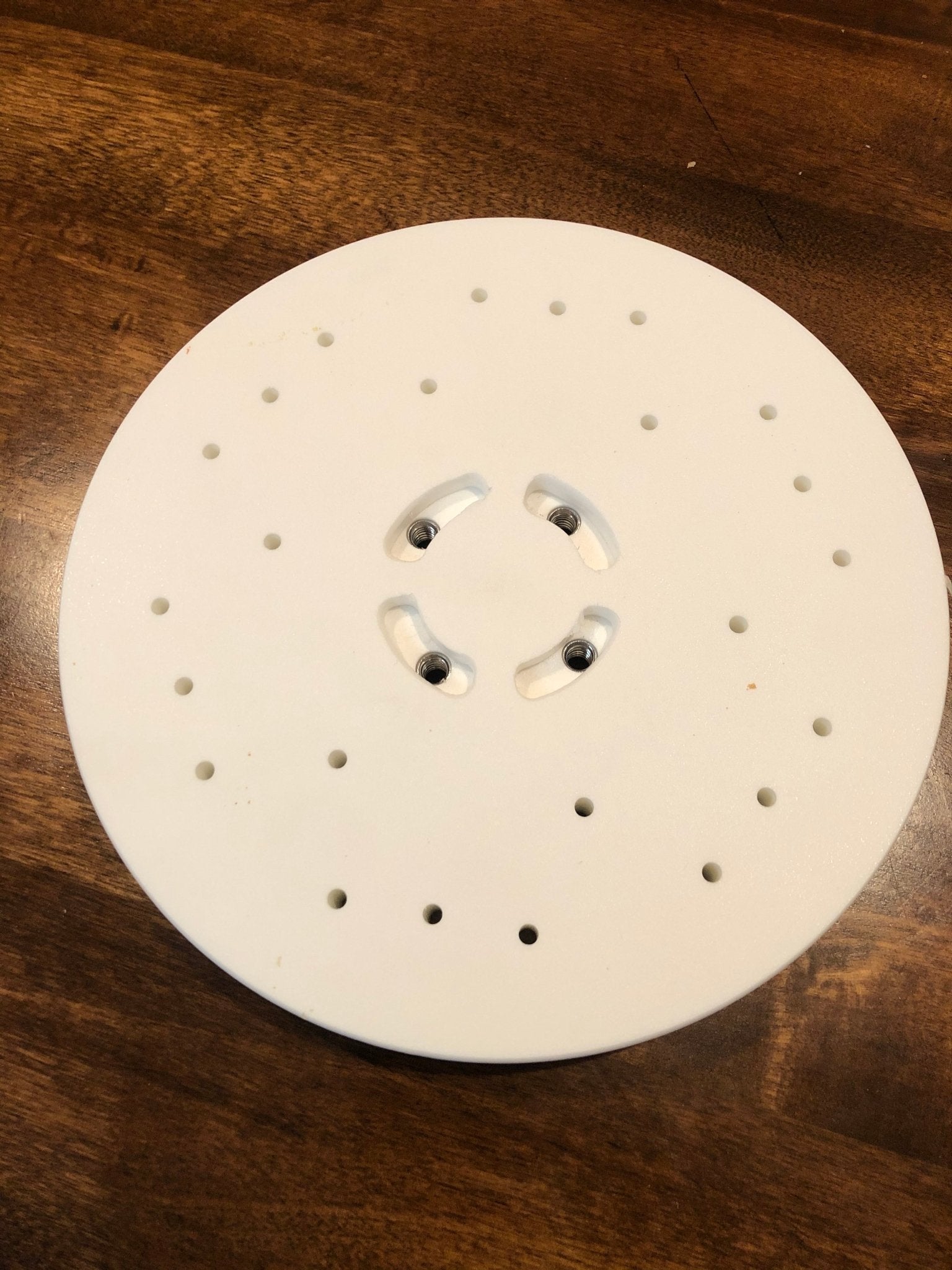 Pedestal Table Replacement Adapter Plate - Docktail Bar