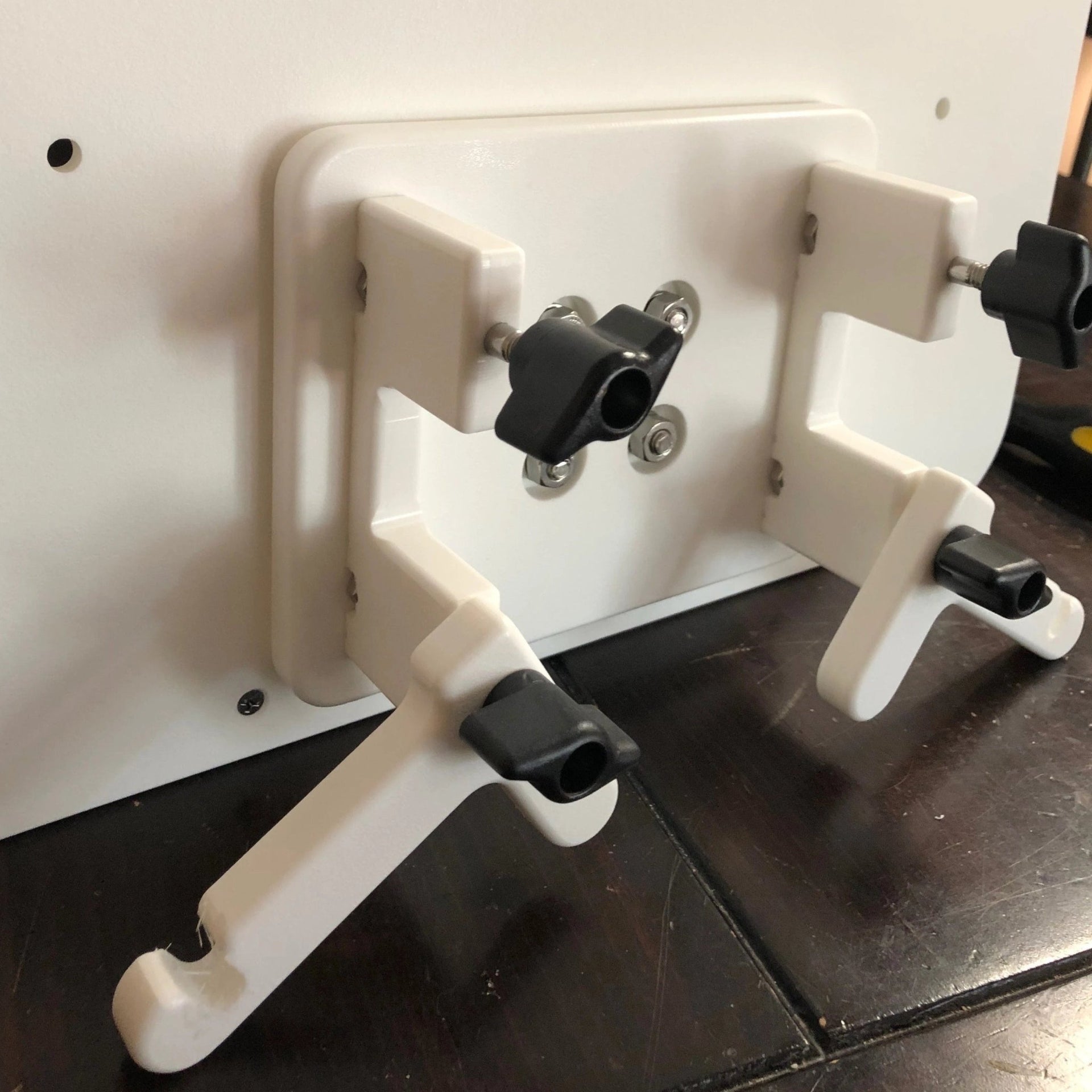 The Docktail Boat Table Caddy plus Bait Table with Pontoon Rail Mount - Docktail Bar