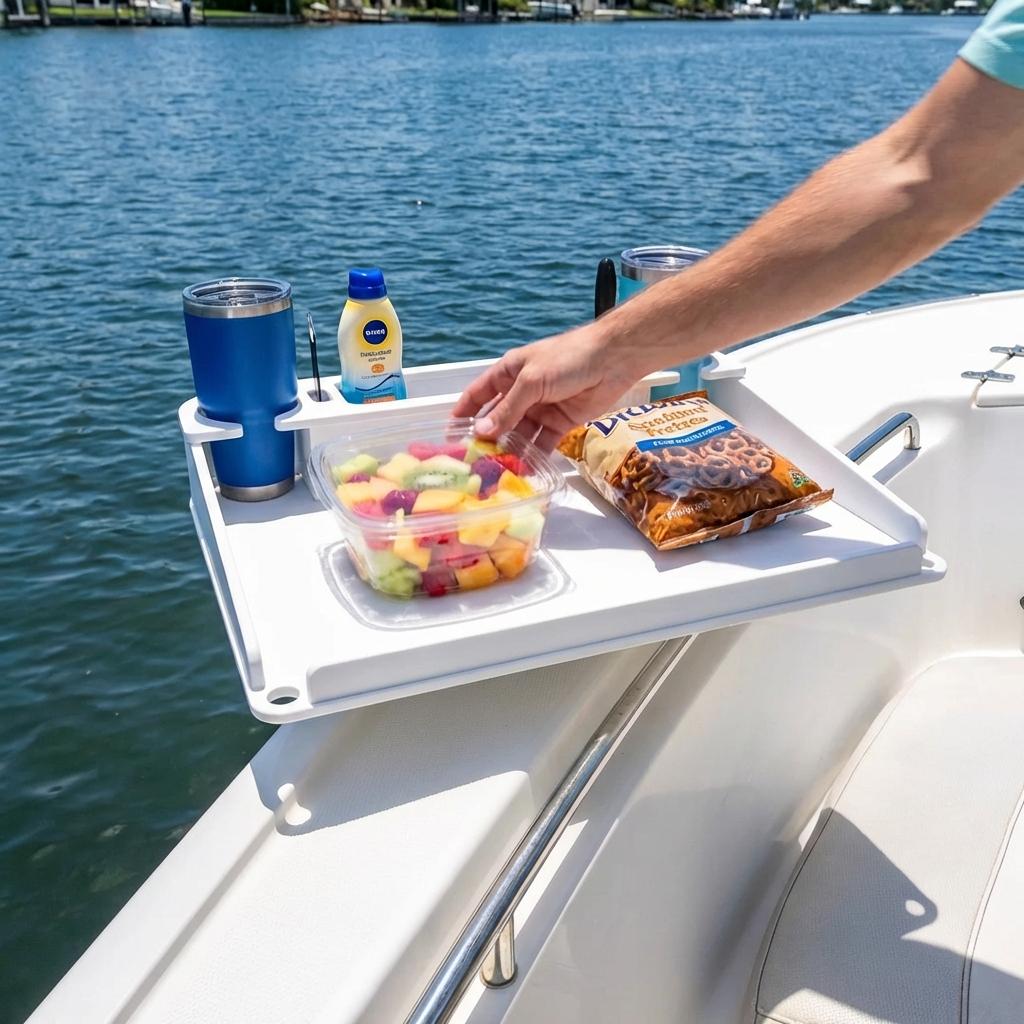 How to Replace a Wobbly Pontoon Table Without Drilling - Docktail Bar