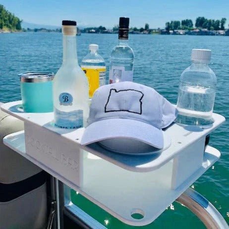 Pontoon Rail Tables for Better Boating and Entertaining - Docktail Bar